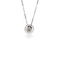 Necklace Donna Oro Woman in White Gold Diamante DCHF3001.015